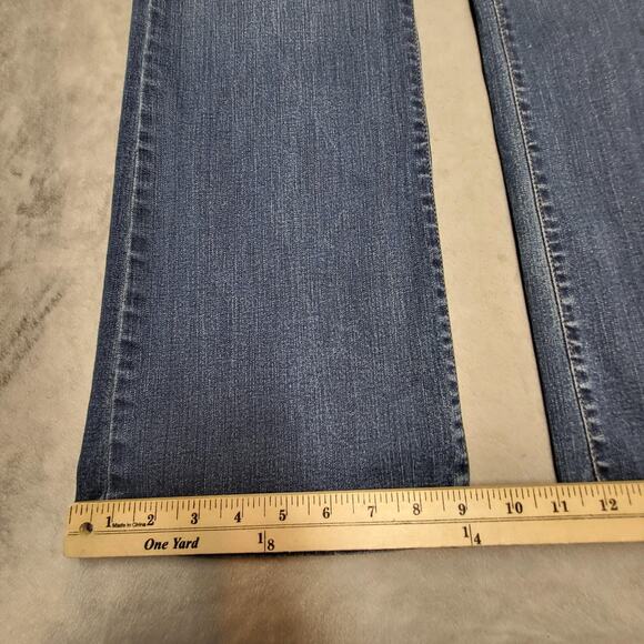 Levi's 512 Jeans Womens 12 Blue Boot Cut Perfectly Slimming Stretch Medium Wash - Picture 5 of 12